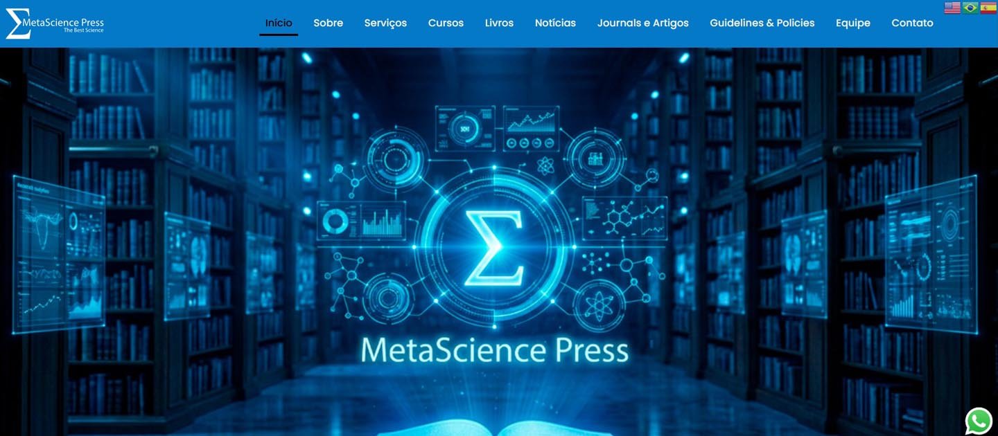Imagem do case MetaScience Press